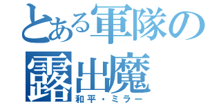 とある軍隊の露出魔（和平・ミラー）