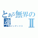 とある無界の魂Ⅱ（インデックス）