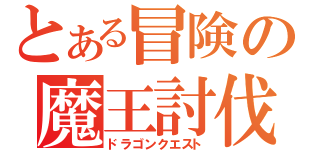 とある冒険の魔王討伐（ドラゴンクエスト）