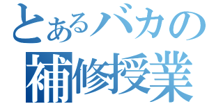 とあるバカの補修授業（）