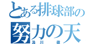 とある排球部の努力の天才（及川 徹）