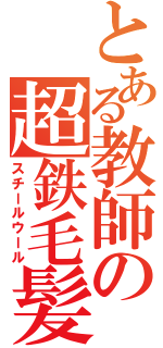 とある教師の超鉄毛髪（スチールウール）