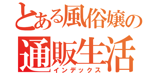 とある風俗嬢の通販生活（インデックス）