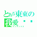 とある東東の我愛爸爸（インデックス）