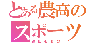 とある農高のスポーツドッグ部（遠山ももの）