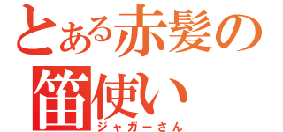 とある赤髪の笛使い（ジャガーさん）