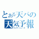 とある天パの天気予報（ウェザーニューズ）