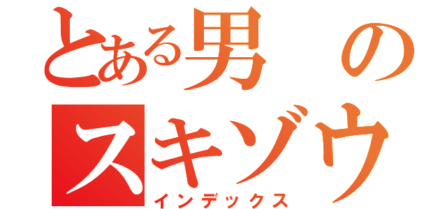 とある男のスキゾウ（インデックス）