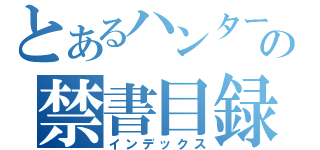 とあるハンターの禁書目録（インデックス）