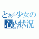 とある少女の心内状況（ストレッサー）