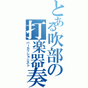 とある吹部の打楽器奏者（パーカッショニスト）