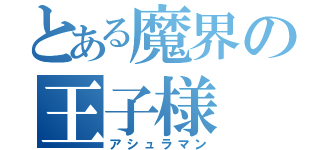 とある魔界の王子様（アシュラマン）