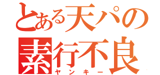 とある天パの素行不良（ヤンキー）