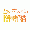 とあるオスッテの着替雄猫（ドレスアップ）