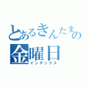 とあるきんたまキラキラの金曜日（インデックス）