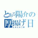 とある陽介の厚揚げ日誌（ときどき二郎）