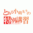 とある小萌先生の特別講習（スペシャルレクチャー）