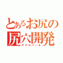 とあるお尻の尻穴開発（アナルパール）