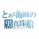 とある海賊の黒真珠船（ブラックパール）