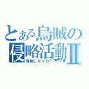 とある烏賊の侵略活動Ⅱ（侵略しなイカ？）