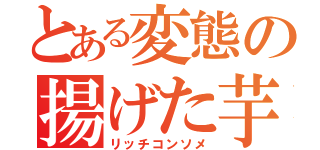 とある変態の揚げた芋（リッチコンソメ）