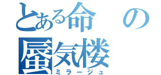 とある命の蜃気楼（ミラージュ）