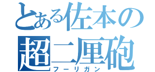 とある佐本の超二厘砲（フーリガン）