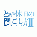 とある休日の過ごし方Ⅱ（天ノ弱）