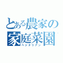 とある農家の家庭菜園（ベジタリアン）