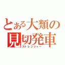 とある大類の見切発車（ストレンジャー）