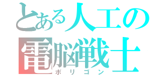 とある人工の電脳戦士（ポリゴン）