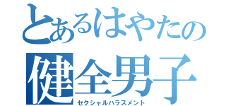 とあるはやたの健全男子（セクシャルハラスメント）