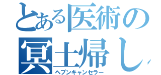 とある医術の冥土帰し（ヘブンキャンセラー）