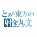 とある東方の射命丸文（記者的職責（（誤）