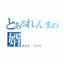 とあるれんまの婿（ＳＥＣ．７０９）