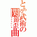 とある武術の関節歪曲（マゲラレータ）