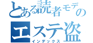 とある読者モデルのエステ盗撮（インデックス）