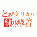 とあるシリカの純水吸着（アドソーブ）