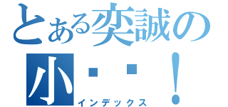 とある奕誠の小雞雞！（インデックス）