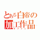 とある白帝の加工作品（オブジェ）