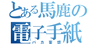 とある馬鹿の電子手紙（バカ妄想）