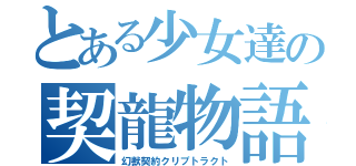 とある少女達の契龍物語（幻獣契約クリプトラクト）