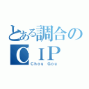 とある調合のＣＩＰ（Ｃｈｏｕ Ｇｏｕ）