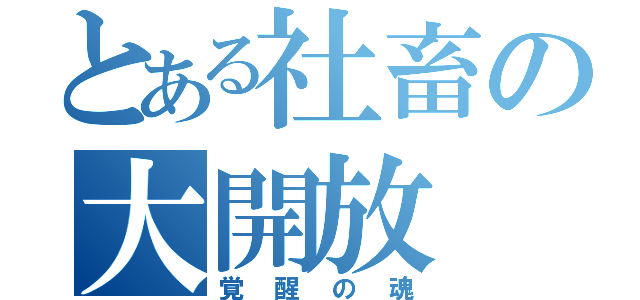 とある社畜の大開放（覚醒の魂）