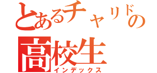 とあるチャリドリ好きのの高校生（インデックス）