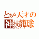 とある天才の神技籠球（スラムダンク）