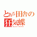 とある田舎の狂気蝶（クレイジーバタフライ）