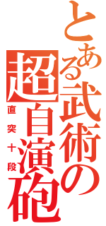 とある武術の超自演砲（直突十段）