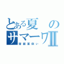 とある夏のサマーワークⅡ（宿題面倒い）