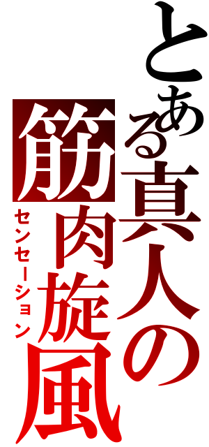 とある真人の筋肉旋風（センセーション）